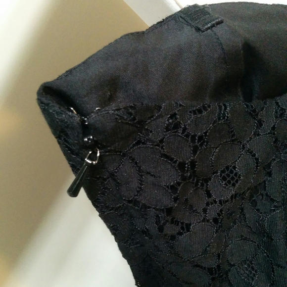 Aritzia Talula Black Lace Strapless Dress, Size 0 - Picture 5 of 8